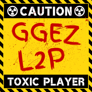 TOXIC PLAYER (világos és sötét alapra)